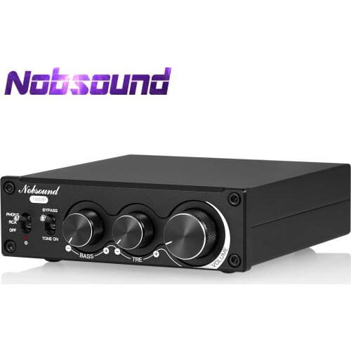 Nobsound Mini TPA3221 Stereo Digital Power Amplifier Stereo MM Phono / Turntable Amp HiFi Home Desktop Audio Amp 100W+100W