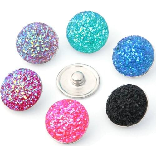 Hot sale Fashion NS0026 10pcs mixed 18mm Fragments snap buttons fit DIY charm snaps bracelets necklace jewelry wholesale trendy