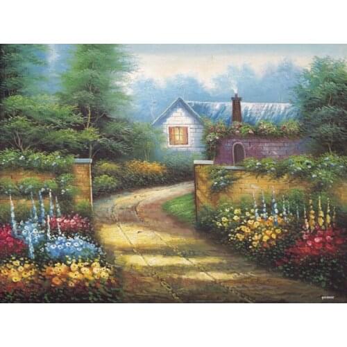 Fine decor art Gallery quality Canvas Print landscape Thomas fantasy oil painting 18-MK-(376)