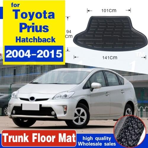 For Toyota Prius 2004-2015 Rear Trunk Cargo Liner Boot Mat Floor Carpet Tray Mud Kick 2005 2006 2007 2008 2009 2010 2011 2012