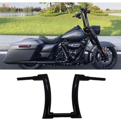 Motorcycle 12" Bar Handlebars for Harley Models Road King 2014-2020 With Double Hydraulic Pump