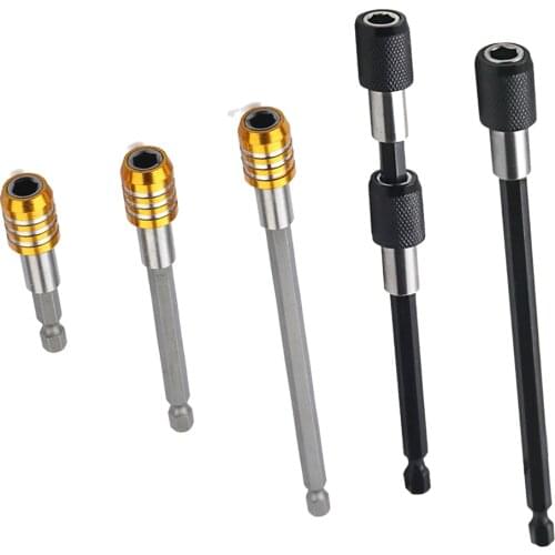 High Quality extension Bit Set Hand Tool Socket 1/4 Hex Shank Quick Release Electric Drill Magnetic Screwdriver Bit
