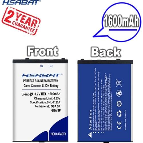 New Arrival [ HSABAT ] 1600mAh Replacement Battery for Nintendo GBA SP GBASP