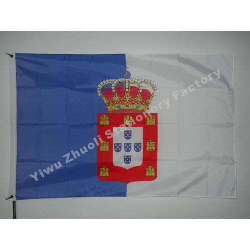 Portugal 1830 Flag 150X90cm (3x5FT) 120g 100D Polyester Double Stitched High Quality Banner Ensign Free Shipping