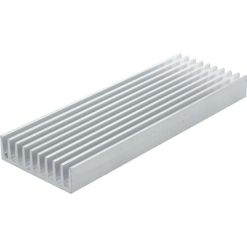 100 mm × 35 mm X 10 mm heat sink aluminum IC MOSFET SCR component silver