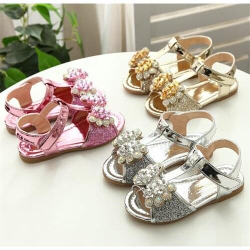 Spring of 2021 Disney girls sandals ice princess girl children love Sally soft colors shoes bottom glass slipper