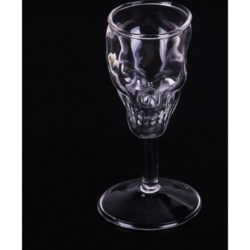Bones Armor Warrior Skull Design High Wine Glass Goblet Cup Drinkware