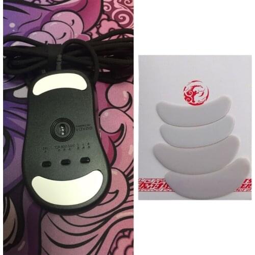Tiger Gaming Mouse Feet Mouse Skate For VAXEE ZYGEN NP-01 Mouse White Curve Edge 667C