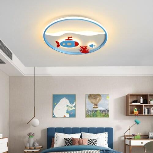 Kids Room Bedroom Home Decoration Color Sea LED Ceiling Chandelier Modern Led Chandelier Lighting