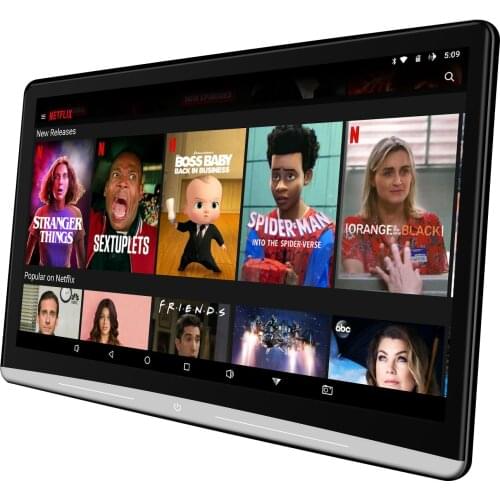 13.3" Android 9.0 Car Headrest Video Players with WiFi, Rear Seat TV Monitors Can Sync Screens, IPS Touch Screen 4K Tablets