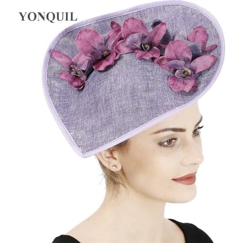 New Charming Flower Bride Wedding Hat Fascinators Mesh Party Women Hair Accessories Formal Dress Occasion Millinery Cap Headband