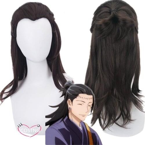 Hot Anime Cosplay Jujutsu Kaisen Cosplay Getou Suguru Wig Jujutsu Kaisen Geto Suguru Costume Wig Halloween cosplay Unisex