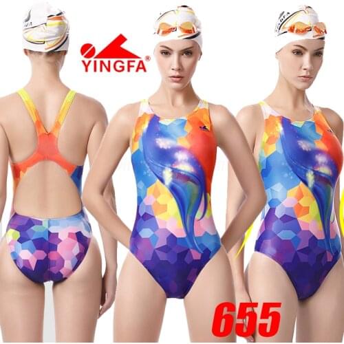 2020-2021 NEW ARRIVAL YINGFA 655 WOMENS GIRLSS COMPETITION TRAINING RACING PROFESSIONAL SWIMWEARS SWIMSUITS ALL SIZE NEW