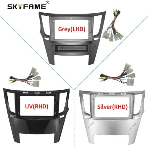 SKYFAME Car Frame Cable For SUBARU OUTBACK LEGACY 2008-2013 Android Big Screen Dask Kit Fascia Frame