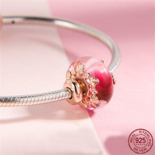 Fast Delivery to Spain Silver Charm Collection 925 Sterling Silver Dazzling CZ Beads fit Bracelets & Bangles Jewelry DIY