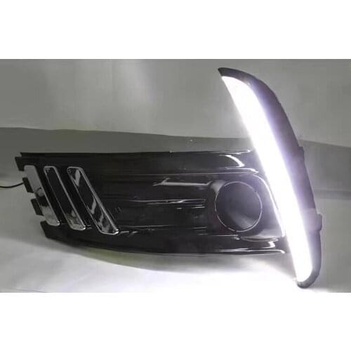 Eosuns Led Drl Daytime Running Light with Dim Control + Yellow Turn Signal + Wireless Switch for Toyota Corolla 2017-2018