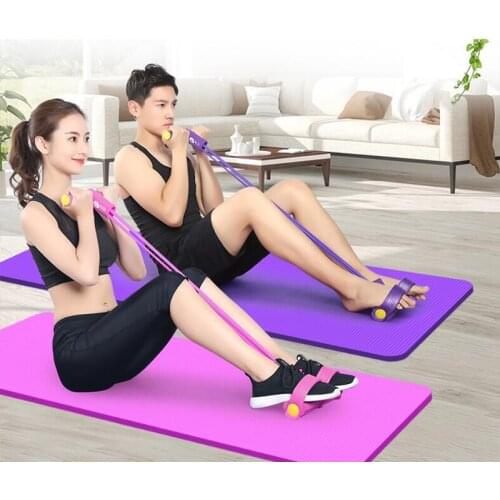 Resistance Elastic Pedal Puller Ropes Exerciser Rower Belly Resistance Band Home Gym Sport Training Bands For Fitness Equipment