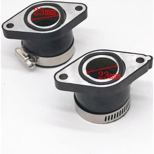 Matte Black Intake Manifold Carburetor Kit Fits Carburetor Intake Manifold Fits for Yamaha TT 350 XT 350