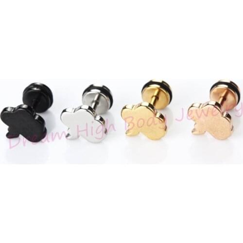New Style Small Cloud stud earrings ear post Simple ear Fashion Body JEWELRY Cute Korea women Men 60PCS/LOT