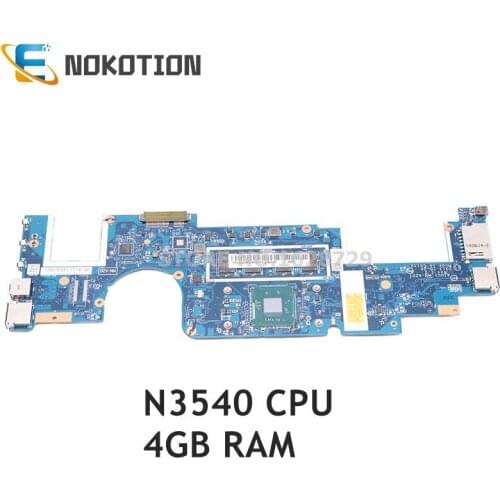 NOKOTION AIUU1 NM-A201 For Lenovo Yoga 2 11 Laptop Motherboard 11.6 Inch SR1YW N3540 CPU 4G Memory DDR3 full test