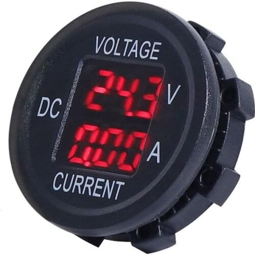 Car modification and installation DC9V to 48V 10A digital voltmeter, ammeter, voltage and current meter, LED display 12V 24V 36V