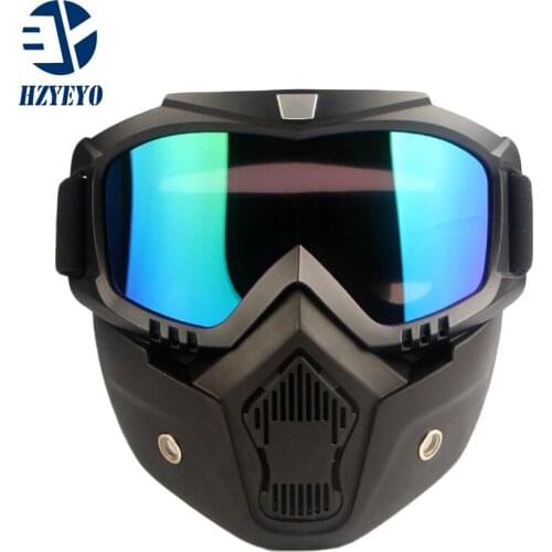 HZYEYO Outdoor Hiking Eyewear Can Separate Screen Cycling Anti Wind Ski Glasses Sport Sunglasses, F1001