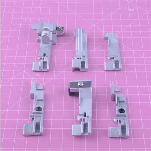 Serger Singer Overlock 6pcs presser foot 14U555 14CG754 14SH65414U557 Consew 14TU 14HD854 14SH754 Overlock machine