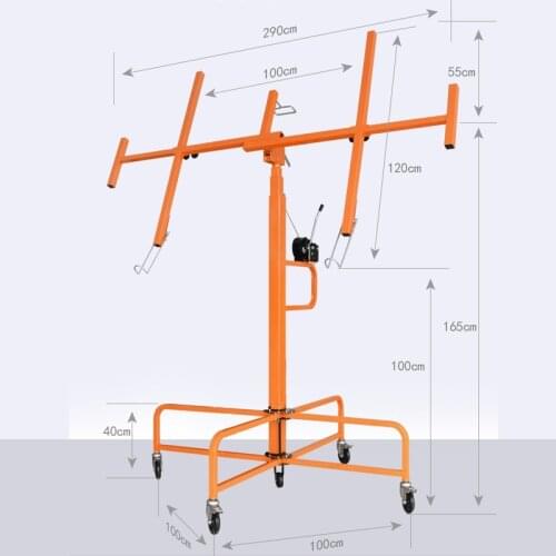Drywall and panel hoist up platform lifting machine woodworking tools lift plasterboard ceiling
