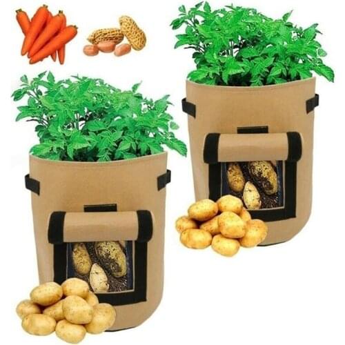 Home Garden High-quality Plant Grow Bags Durable Gardening Garden Potato Greenhouse Vegetable Growing Bag Planting Seedling Bag