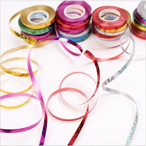 Laser Balloon Ribbon 10m Gift Straps Party Scene Arrangement Ribbon Decorative Accessories Birthday Supplies Decoration