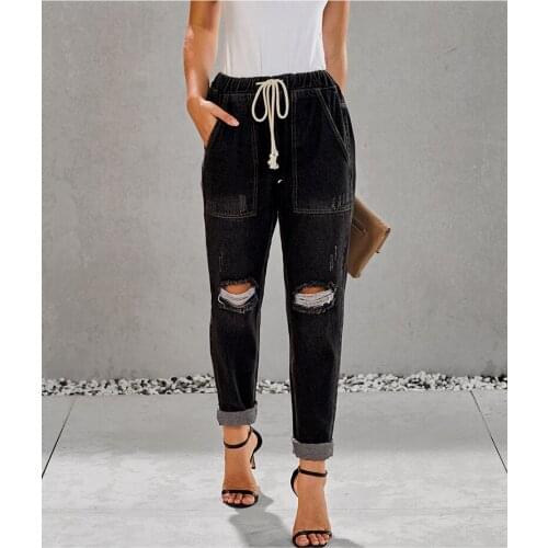 Женские прямые джинсы Runjiaxing China At AliExpress