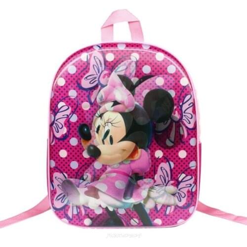 Cartoon Mickey Mouse Minnie PVC Transparent Backpack For Children Frozen kindergarten Small SchoolBag Girls School Bags Backpack
