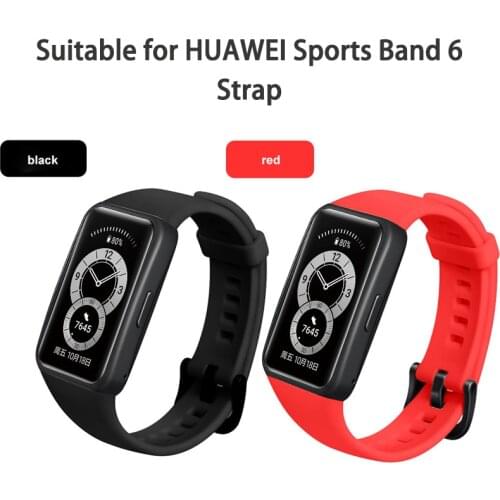Silicone Wrist Strap For Huawei Honor Band 6 Smart Accessories Wristband Strap For Honor Band 6 Bracelet Smart Accessories