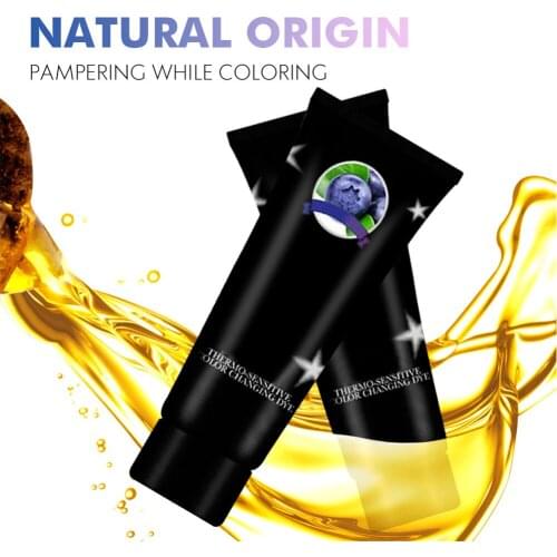 Heat Color Changing Hair Dye DIY Multicolor Long Lasting Hair Dye Cream Hair Color Change Temporary Hair Easy To Use SANA889