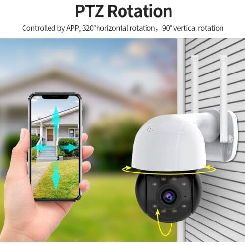 Camnsmart 3MP Tuya Smart Outdoor Camera Wi-fi on the Street HD Resolution Waterproof Wide Applications Human AI Motion Detect