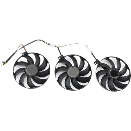 24BB Replacement Cooler Fan T129215SU 12V 0.5A 88mm for ASUS ROG STRIX RTX2060 2070S/2080Ti RX5700XTGraphics Card Cooling