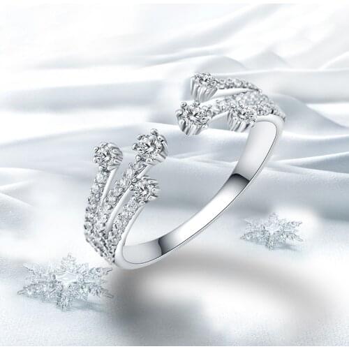 High-quality Silver Color Jewelry Thai Silver Not Allergic Personality Feathers Arrow Opening Rings