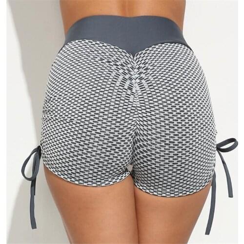 Yoga Shorts for Women Jacquard Sports Shorts Leggings Sportswear Fitness Seamless Joggers Athletic Exercise Gym Shorts Femme
