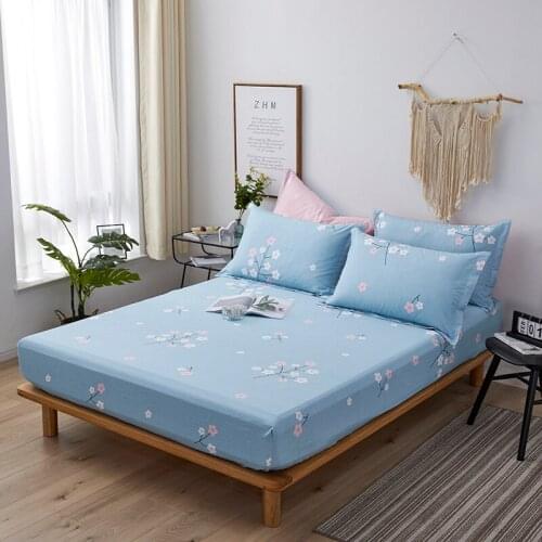 100% Cotton Quit Cover Piece Cotton Bed Sheets Mattress Cover Simmons Protective Cover