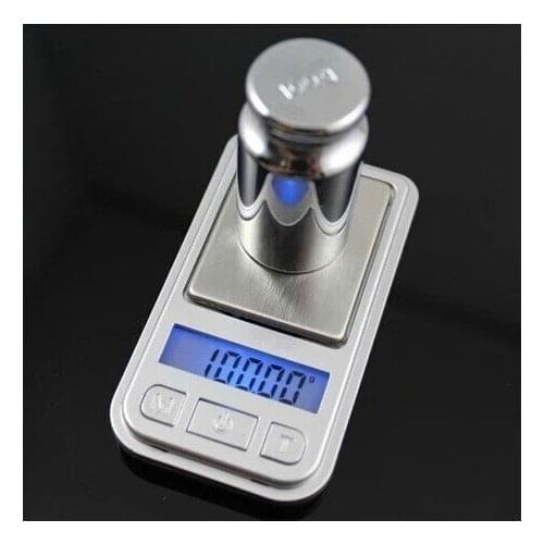 50pcs Accurate Mini digital scale 200G 0.01G LCD backLight Balance Weight Scale for Jewelry gold silver treasure