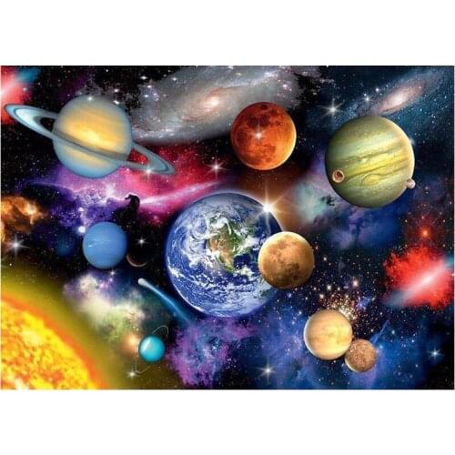 5D Diy Diamond Painting Cross Stitch Wonderful Space Embroidery Mosaic Full Square Round Resin Drill Rhinestones Home Needlework