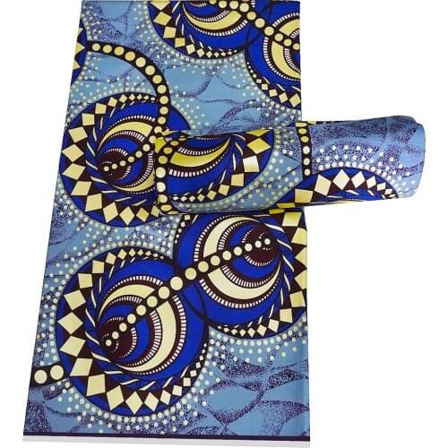 Ankara African Prints Batik Pagne Real Wax Fabric Africa Sewing Wedding Dress Crafts Material 100% Cotton High Quality Tissu