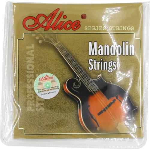 Alice AM05 Mandolin Strings Set 0.011-0.040 Coated Copper Alloy Wound Plated Steel 4 Strings