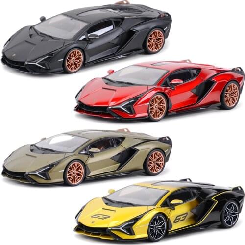 Bburago 1:18 Lamborghini-Sián FKP 37 Sports Car Static Die Cast Vehicles Collectible Model Car Toys