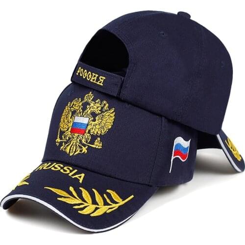 2019 new fashion RUSSIA embroidered baseball cap fashion outdoor visor hat men women casual hats adjustable %cotton sports caps