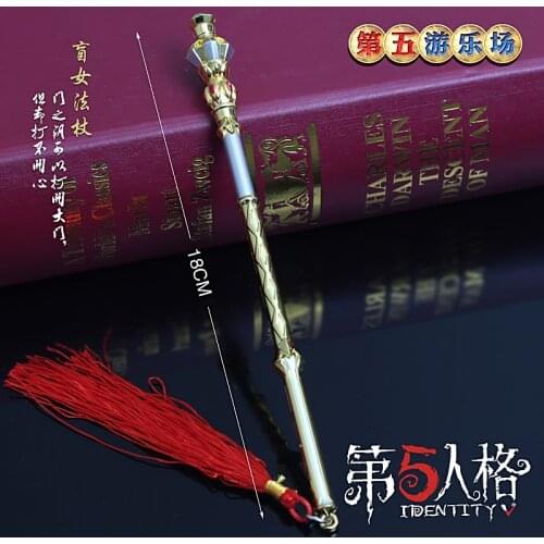 Game Identity V Keychain Cartoon The Fifth Personality Whistle Hand Pendant Sword Mechanic Coordinator Keyring llaveros suits