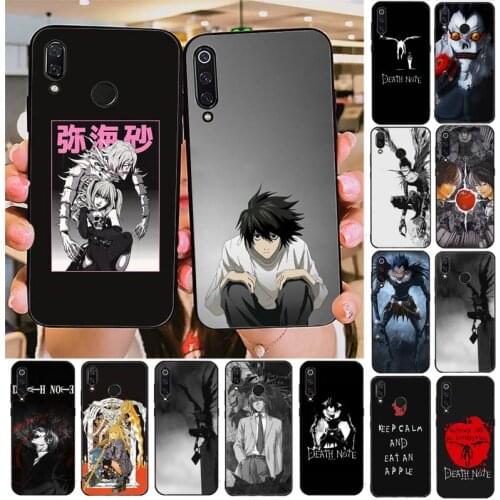Anime Manga Death Note Japan coque shell cover funda hull Phone Case For Xiaomi Redmi note 10 8 9 t pro lite k30