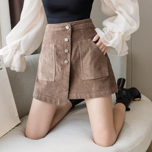 COIGARSAM High Waist Skirts For Women
