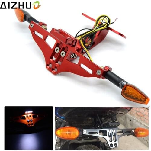 Motorcycle License Plate Holder Led Light For DUCATI 1098 1198 749 848 999 959 Panigale 899 1299 1199 Panigale 900SS GT 1000