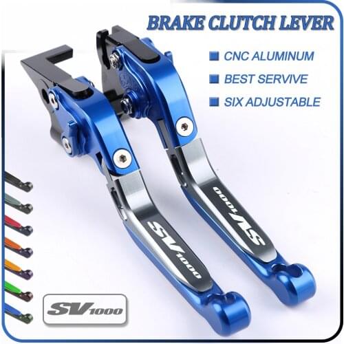 For SUZUKI SV1000 SV1000S 2003-2007 7/8"22mm Motorcycle CNC Universal Handlebar Grips Guard Brake Clutch Levers Guard Protector